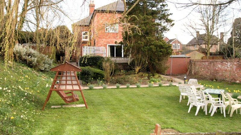 The Seaton House garden.