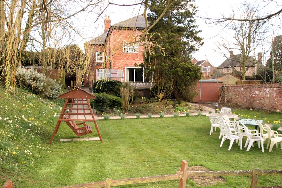 The Seaton House garden.