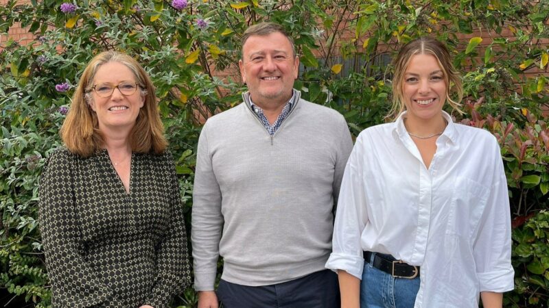 Emma, Adam and Rachel, three of our Linkage Trustees.
